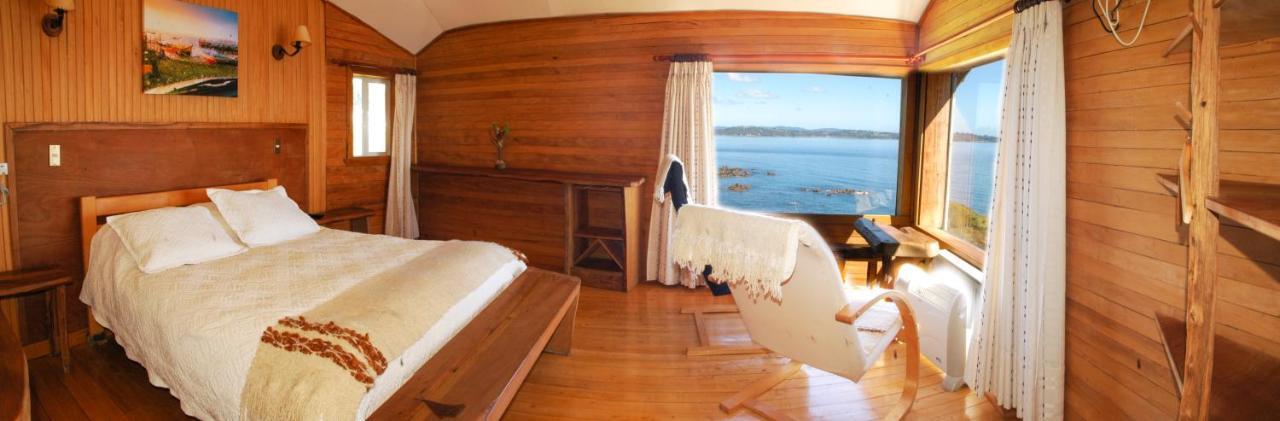 Hotel Faros Del Sur Ancud Bagian luar foto