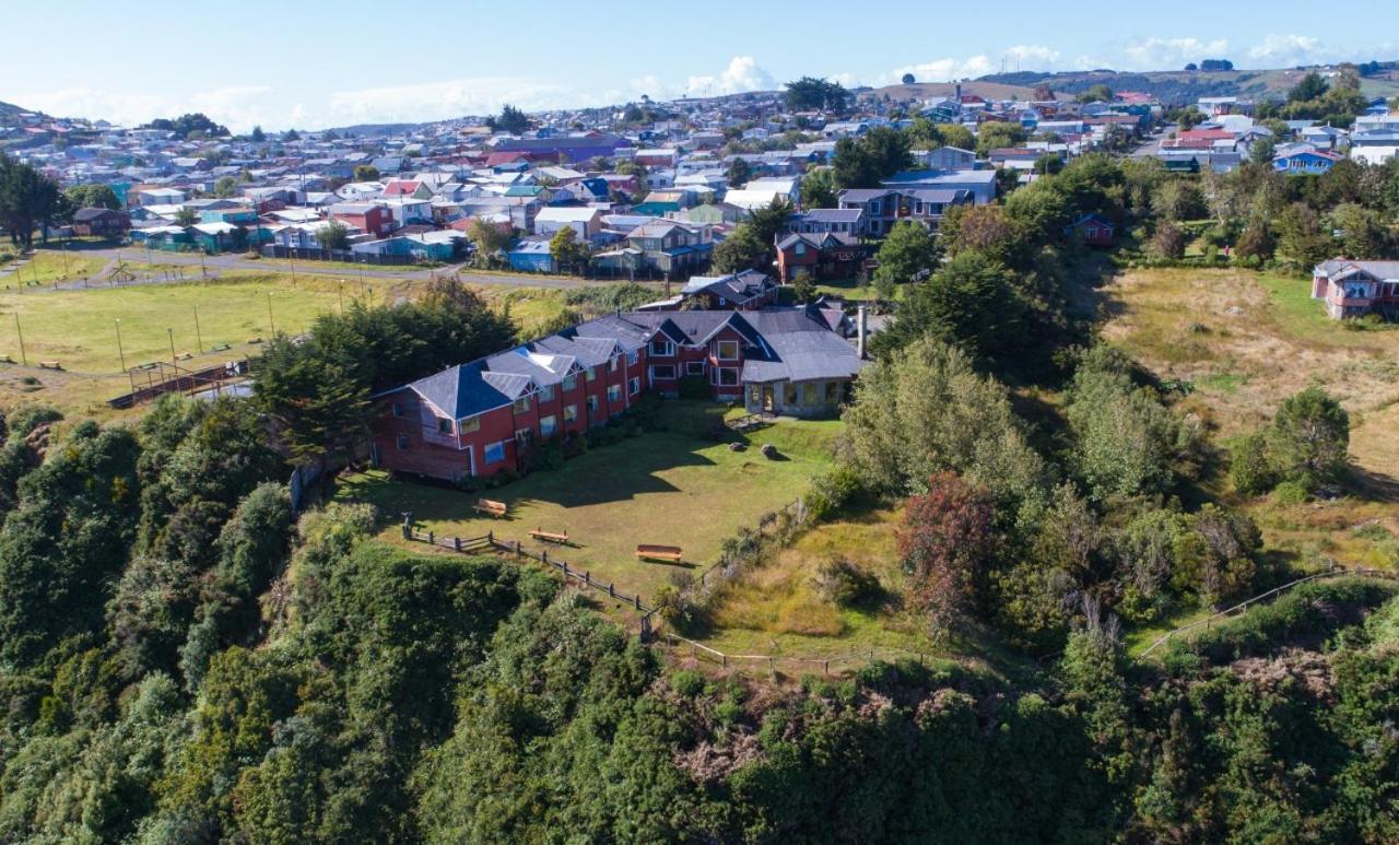 Hotel Faros Del Sur Ancud Bagian luar foto