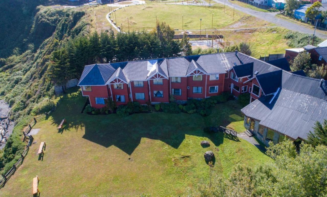 Hotel Faros Del Sur Ancud Bagian luar foto